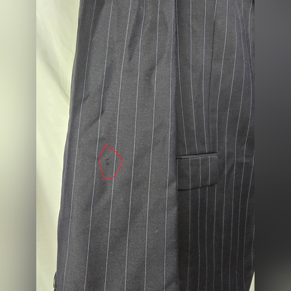 Ysl Yves Saint Laurent Pour Homme Striped Navy Pu… - image 8